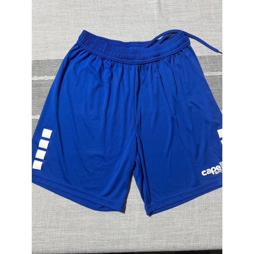 Capelli Sport Mens Soccer Shorts Blue Athletic Gym Training Size Small